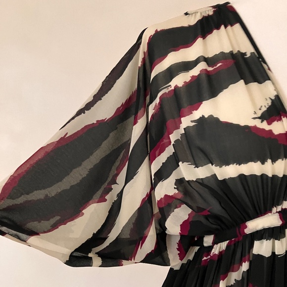 NEW H&M TRANSPARENT ZEBRA PRINT MAXI - Picture 6 of 14